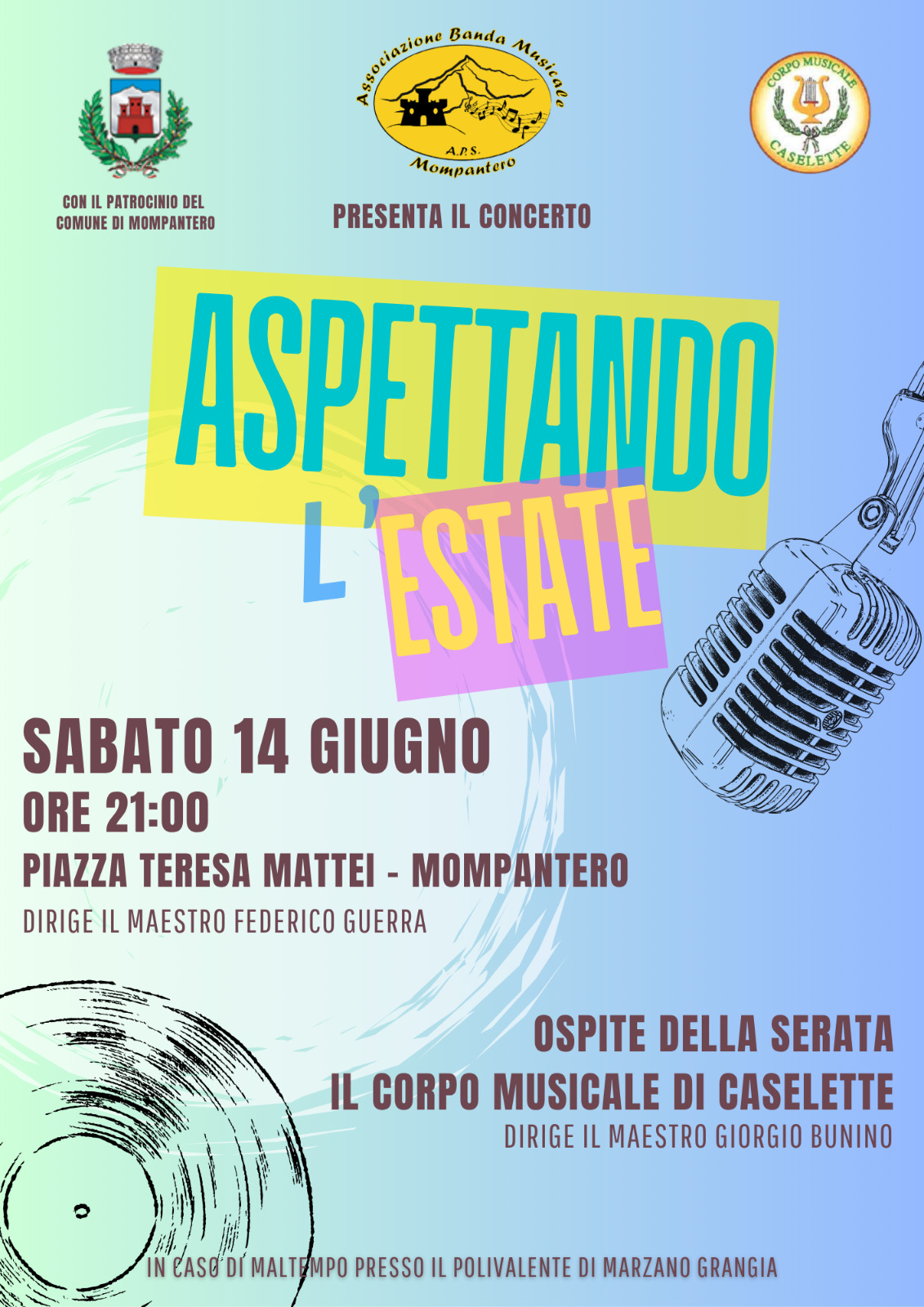 Concerto “Aspettando l’Estate” – con il Corpo Musicale di Caselette